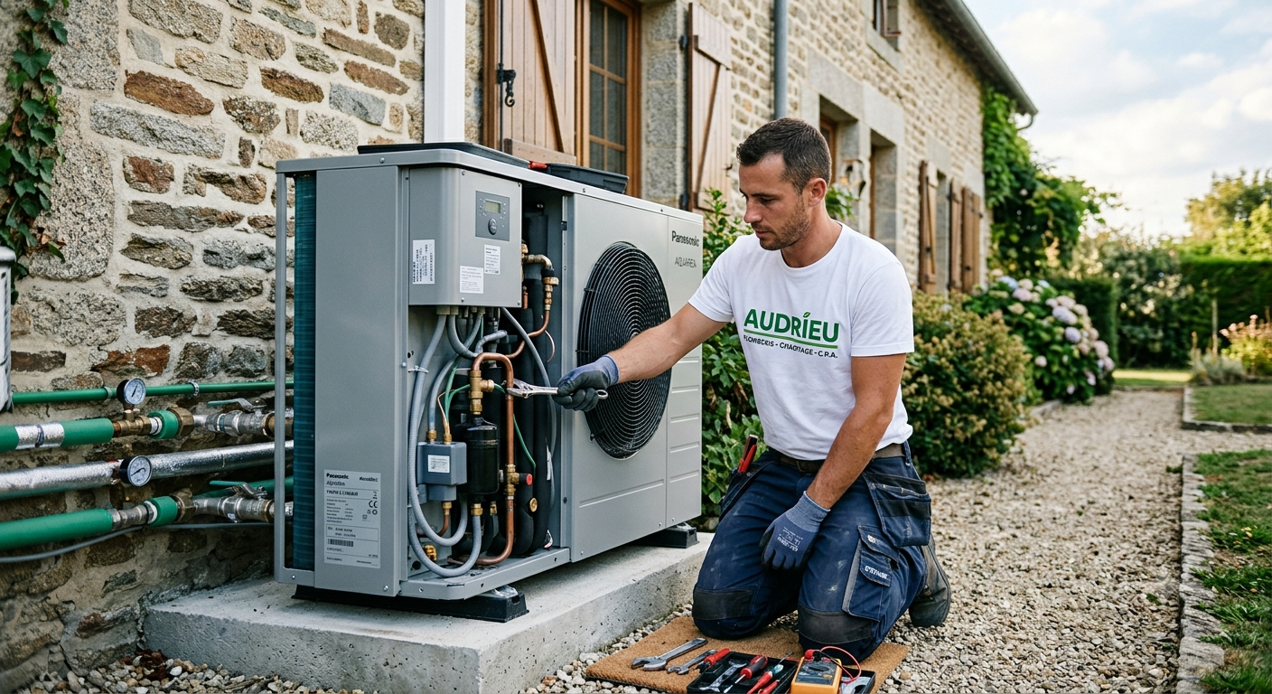 Pompe à chaleur installée par Audrieu en Calvados