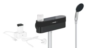 Kit de démarrage pour douche PUREFOAM – Noir/Chrome GROHE Chrome