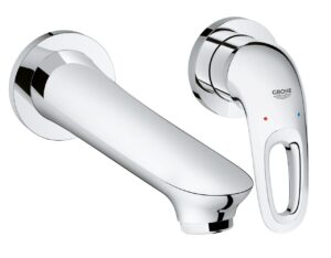 Mitigeur monocommande 2 trous lavabo GROHE Eurostyle Chrome