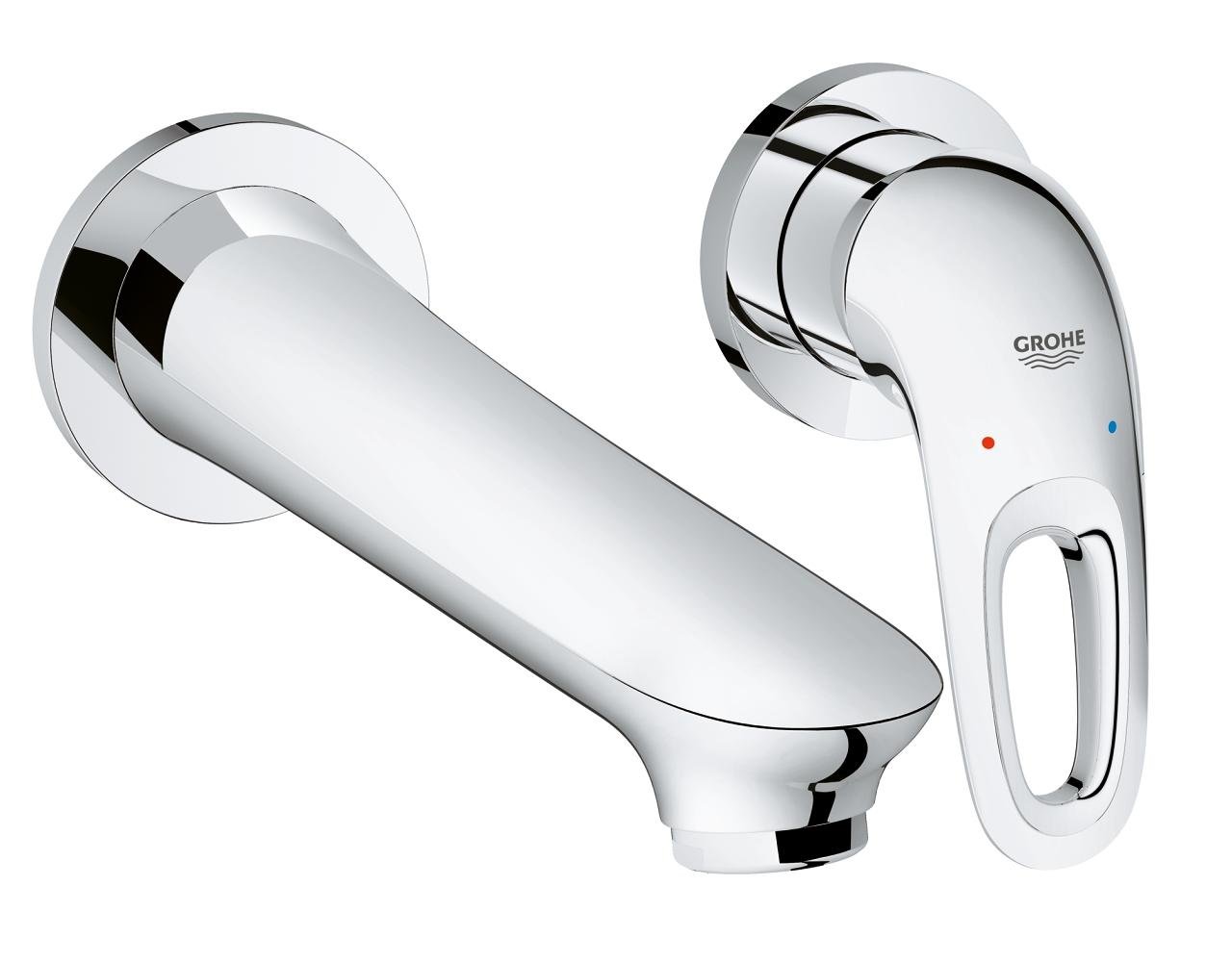 Mitigeur monocommande 2 trous lavabo GROHE Eurostyle Chrome