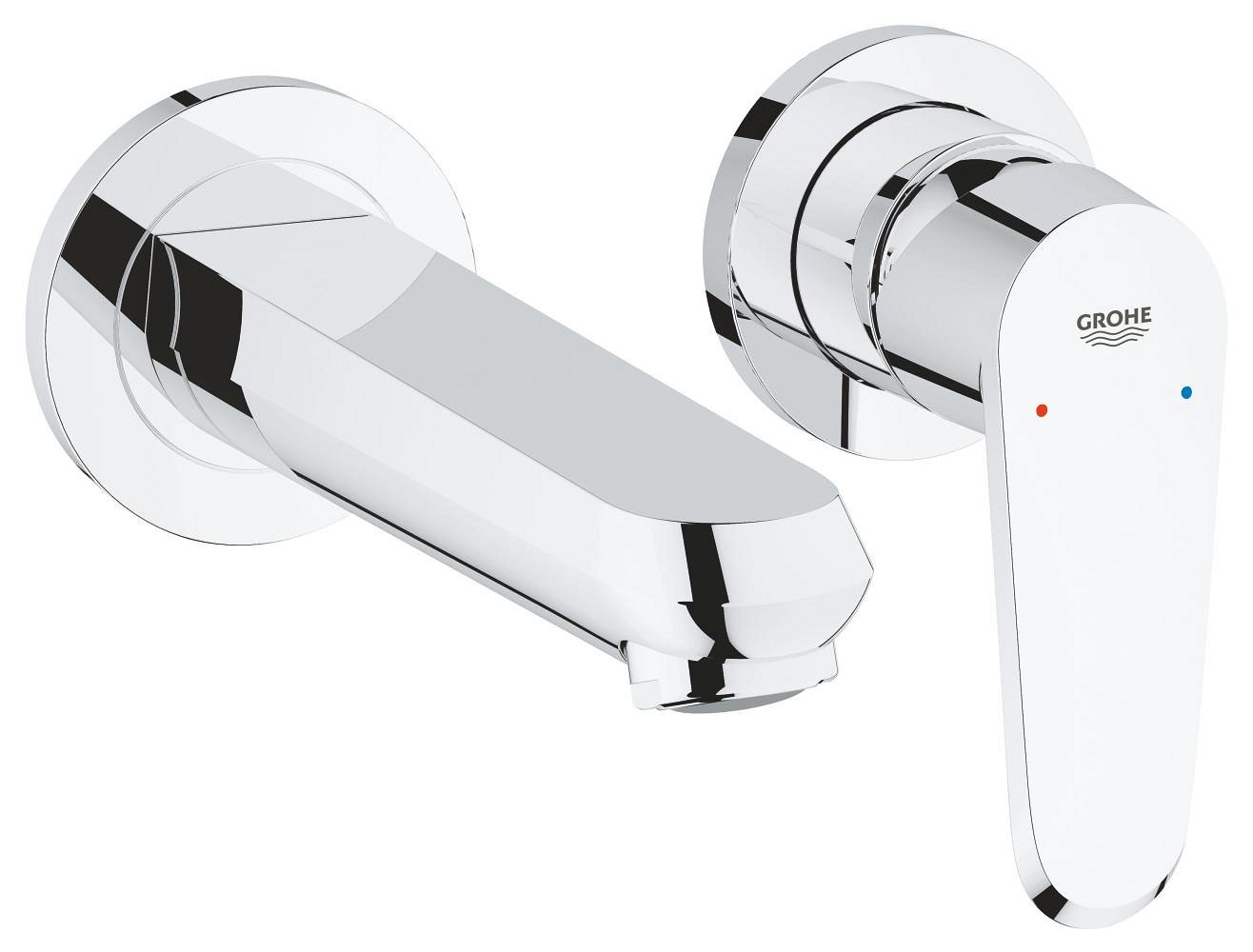 Mitigeur monocommande 2 trous lavabo GROHE Eurodisc Cosmopolitan Chrome