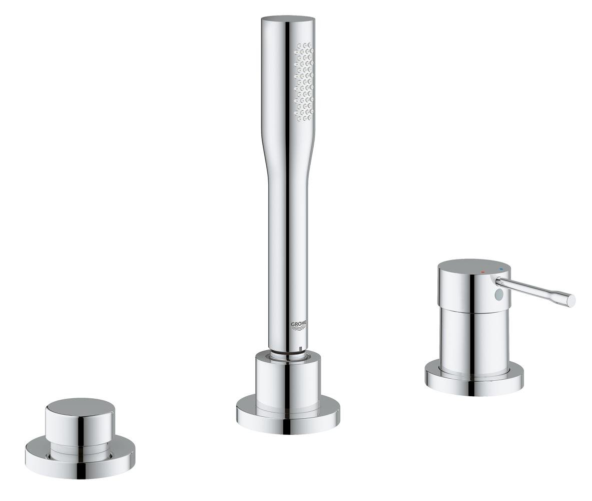 Mitigeur monocommande 3 trous Montage sur baignoire GROHE Essence Chrome