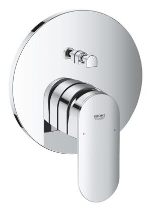 Ensemble de finition pour baignoire/douche – Dérivateur à 2 voies GROHE Plus Chrome