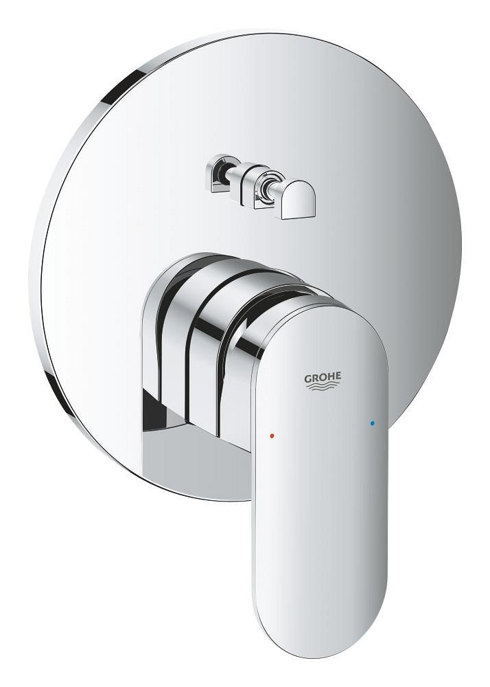 Ensemble de finition pour baignoire/douche – Dérivateur à 2 voies GROHE Plus Chrome