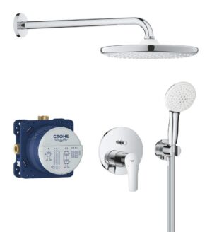 Pack pour douche encastrée avec Tempesta GROHE Eurosmart Chrome