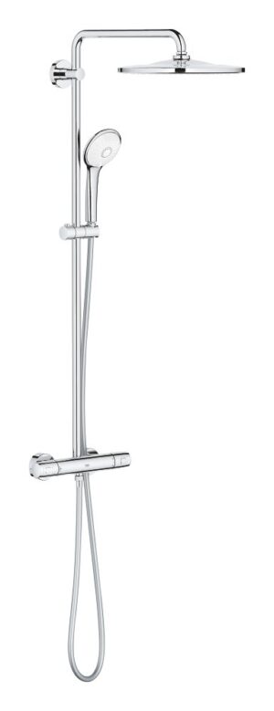 Colonne de douche avec mitigeur thermostatique GROHE Euphoria System Chrome