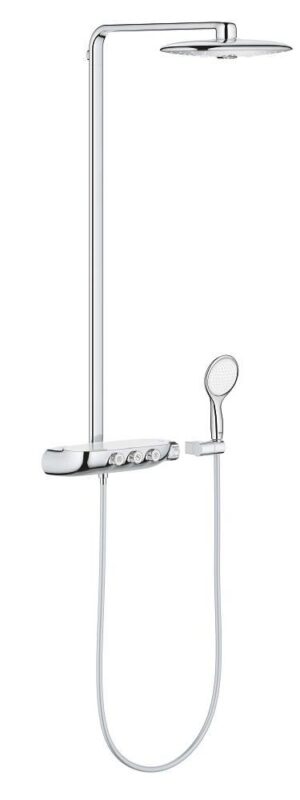 Colonne de douche avec mitigeur thermostatique GROHE Rainshower System Smartcontrol Duo Chrome