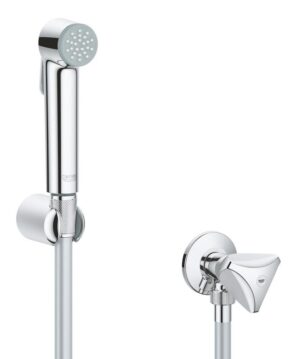 Ensemble avec robinet d arret GROHE Tempesta F Trigger Spray Chrome