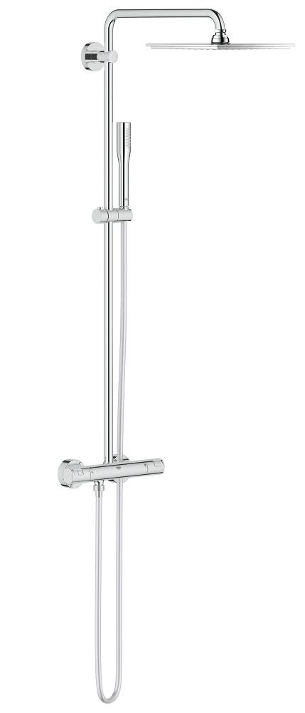 Colonne de douche avec mitigeur thermostatique GROHE Vitalio Joy System Chrome