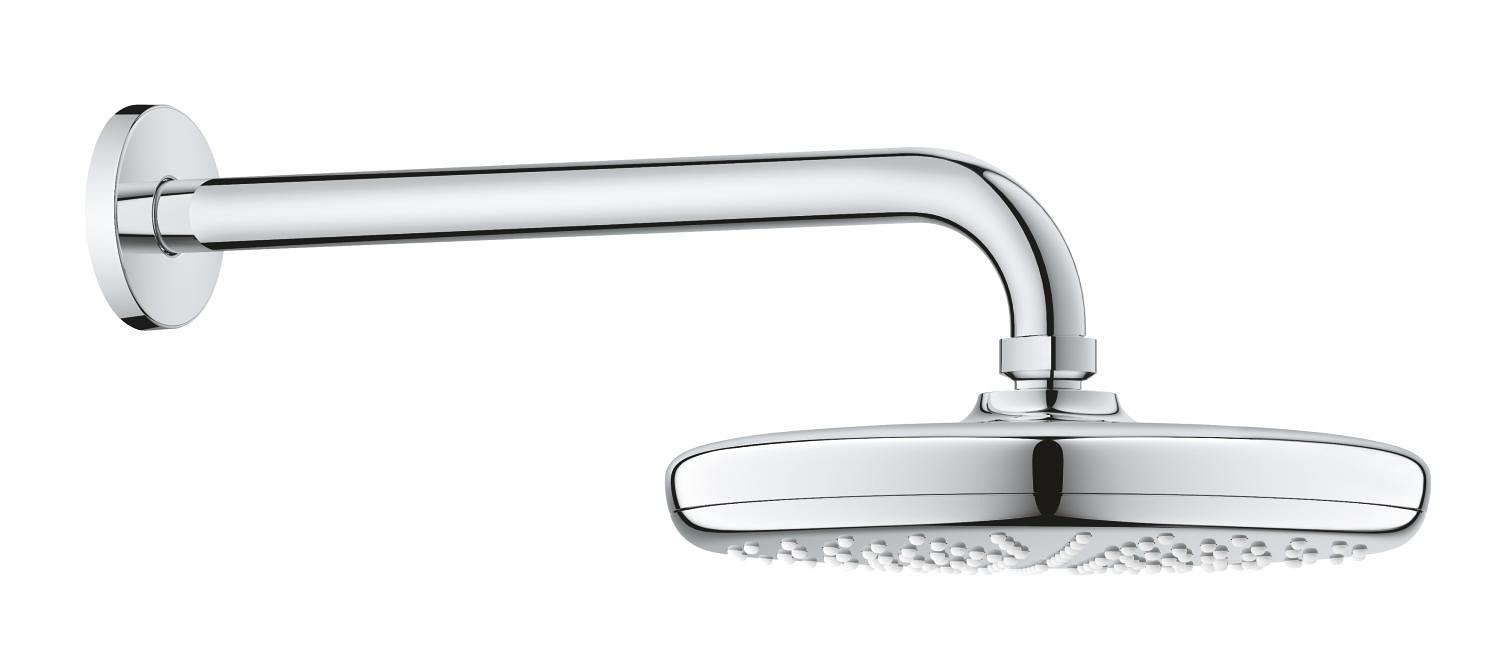Ensemble douche de tête et bras GROHE Tempesta Chrome