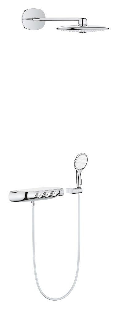 Système de douche thermostatique semi-encastré GROHE Rainshower System Smartcontrol Duo Chrome