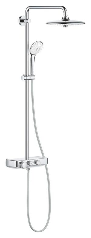 Mono colonne de douche avec mitigeur thermostatique GROHE Euphoria Smartcontrol System Chrome