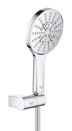 Ensemble de douche avec support mural GROHE Rainshower Smartactive Chrome