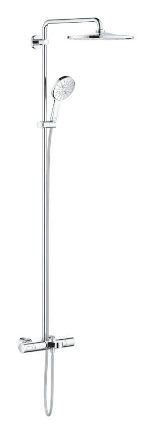Colonne avec thermostatique bain/douche GROHE Rainshower Smartactive Chrome