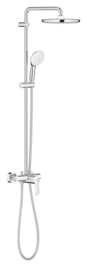 Colonne de douche avec mitigeur monocommande GROHE Tempesta System Chrome