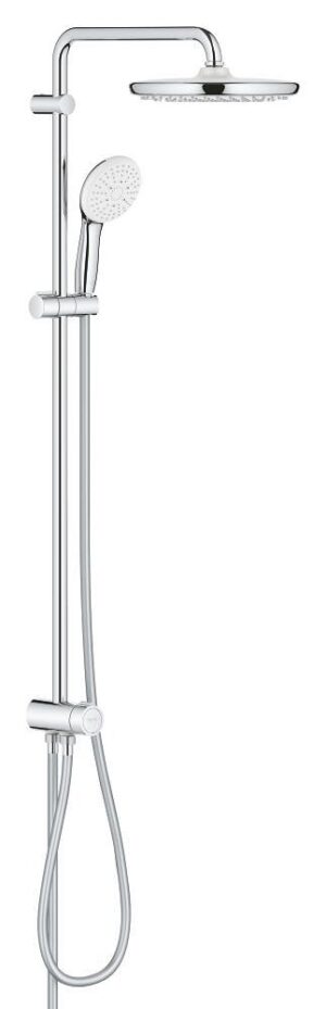 Colonne de douche avec inverseur manuel GROHE Tempesta System Chrome