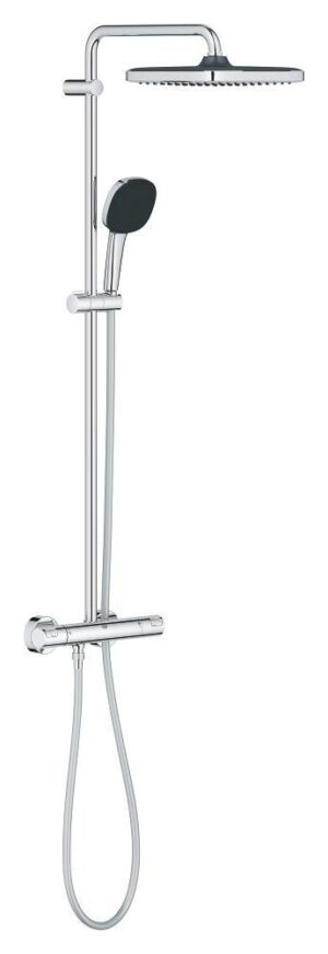 Colonne de douche avec mitigeur thermostatique GROHE Vitalio Comfort Chrome