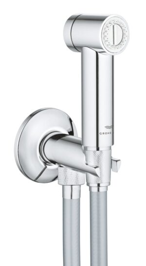Ensemble avec robinet d'arrêt GROHE Rainshower Aqua Chrome