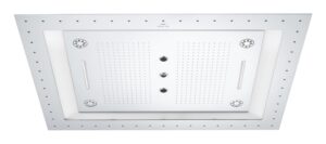 Plafonnier 6+ avec lumière GROHE Rainshower Aqua Chrome