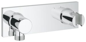 Encastré et support de douche GROHE Grohtherm F Facade Incluant Coude Chrome