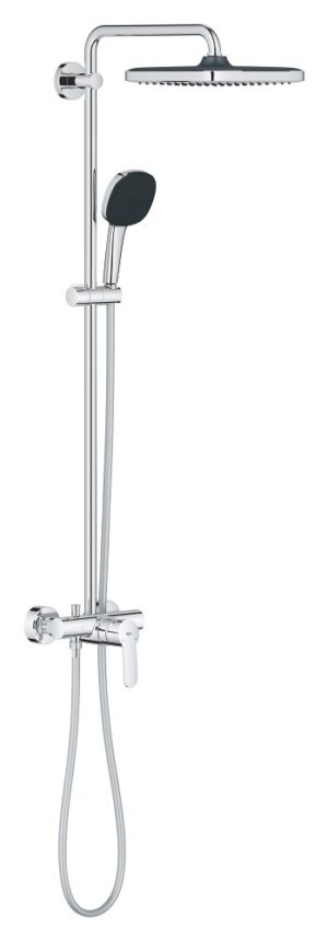 Colonne de douche avec mitigeur monocommande GROHE Vitalio Comfort Chrome