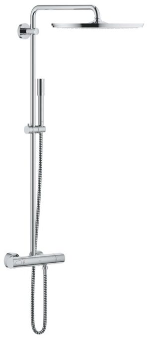 Colonne de douche avec mitigeur thermostatique GROHE Rainshower System Chrome