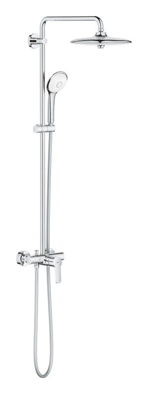 Colonne de douche avec mitigeur monocommande GROHE Euphoria System Chrome