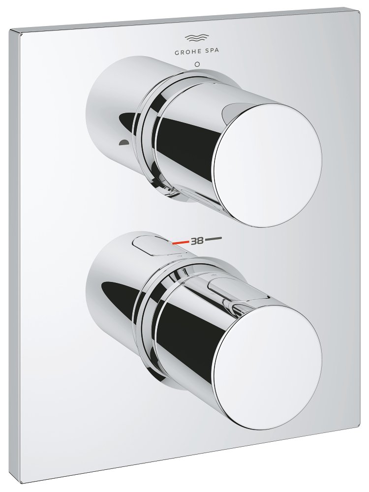 Thermostatique avec inverseur GROHE Grohtherm F Facade Chrome