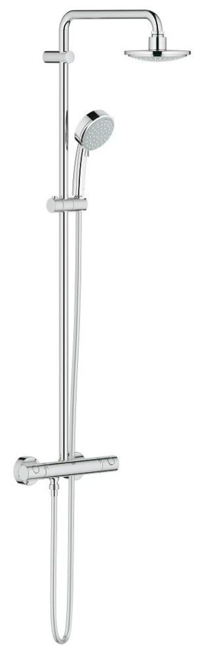 Colonne de douche avec mitigeur thermostatique GROHE Tempesta Cosmopolitan Chrome