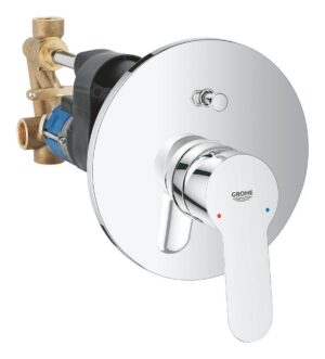 Mitigeur monocommande bain/douche GROHE Bauedge Chrome