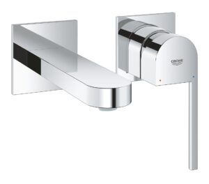 Mitigeur lavabo mural 2 trous GROHE Plus Chrome