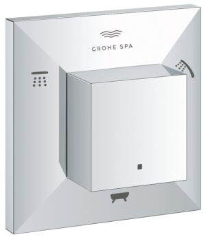 Voies (2 entrées, ) GROHE Allure Brilliant Inverseur Chrome