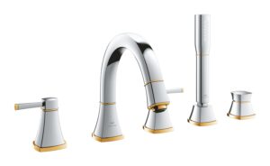 Mélangeur bain/douche 5 trous GROHE Grandera Chrome