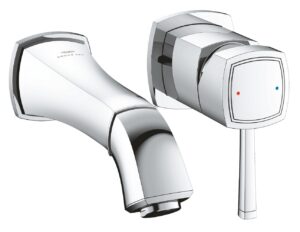 Mitigeur lavabo mural 2 trous GROHE Grandera Chrome