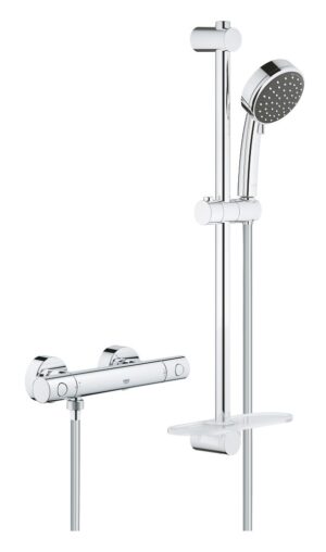Ensemble de douche thermostatique GROHE Precision Clova Chrome