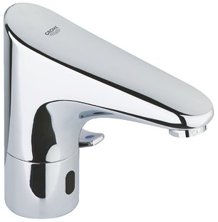 Mitigeur lavabo infrarouge avec limiteur de température ajustable GROHE Europlus E Chrome