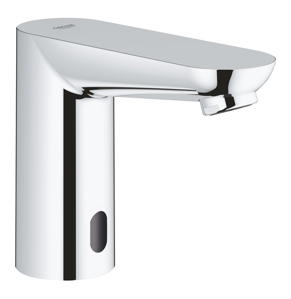 Euroeco Cosmopolitan E Bluetooth Infrarouge sur plage monofluide GROHE Eurosmart Chrome