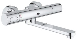 Mitigeur lavabo mural infra rouge avec thermostatique GROHE Eurosmart Cosmopolitan E Chrome
