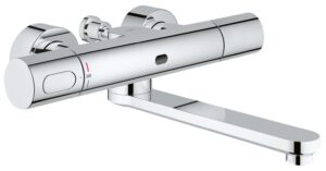 Thermostatique infra rouge montage mural GROHE Eurosmart Cosmopolitan E Bluetooth Chrome