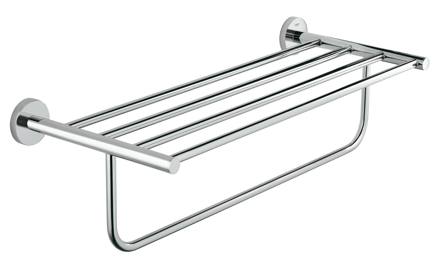 Porte serviette et tablette GROHE Baucosmopolitan Chrome
