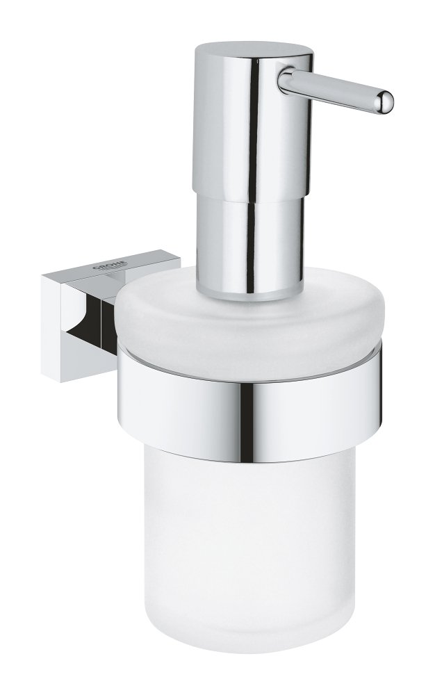 Cube Distributeur de savon avec support GROHE Essentials Chrome