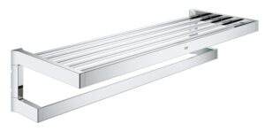 Cube Porte serviette et tablette GROHE Selection Chrome