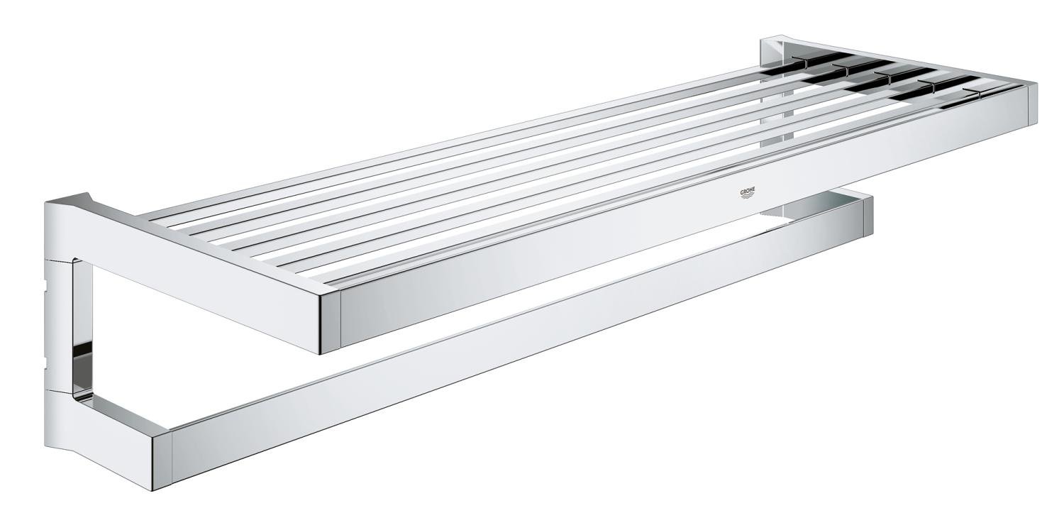 Cube Porte serviette et tablette GROHE Selection Chrome