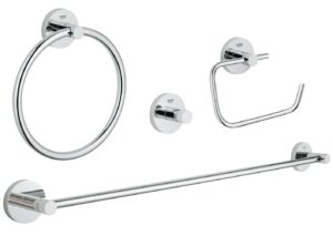 Set d’accessoires 4 en GROHE Essentials Chrome