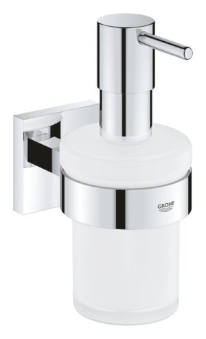Distributeur de savon avec support GROHE Start Cube Chrome