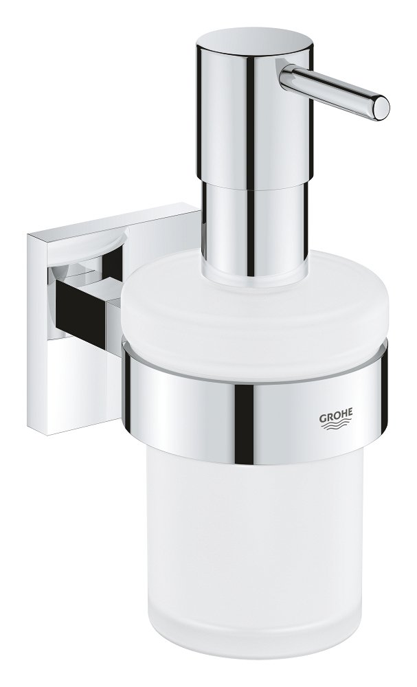 Distributeur de savon avec support GROHE Start Cube Chrome
