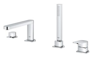 Ensemble de baignoire à 4 trous GROHE Plus Chrome