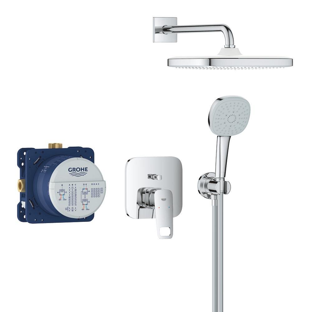 Ensemble de douche encastré avec Vitalio Comfort Clova GROHE Pulse Chrome – Image 2