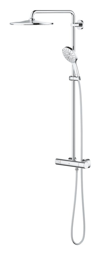 Colonne de douche avec mitigeur thermostatique GROHE Rainshower Smartactive Chrome – Image 2