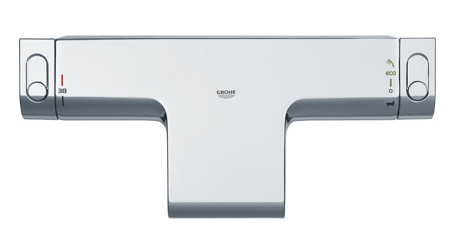 Mitigeur thermostatique bain/douche GROHE Grohtherm 2000 Chrome – Image 2